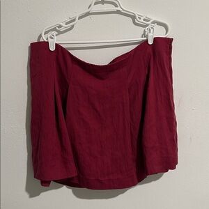 A new day Burgundy Skort